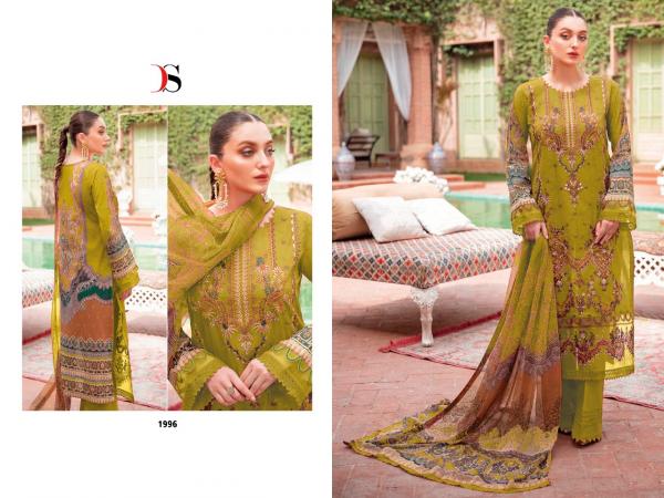 Deepsy Cheveron Lawn 4 Cotton Designer Pakistani Suit Collection